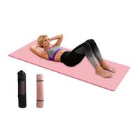 TABSIRAH Tapis de yoga antidérapant, 15 mm, accessoire de salle de sport à