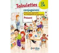 Tabulettes Conjugaison Présent Ce-Cm - 10 Carnets + 1 Guide Pédagogique