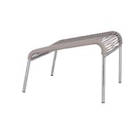 Taburet d'extérieur Fiam Mya Spaghetti aluminium base