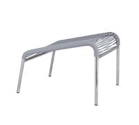 Taburet d'extérieur Fiam Mya Spaghetti aluminium base