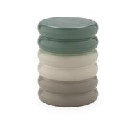 TABURETE 33X33X44 CERAMICA VERDE/BLANCO/GRIS_AlexandreHouse