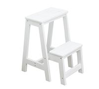 Taburete Plegable de con Escalera de 2 peldaños y Plegable para el hogar la Cocina el Loft y el Camping Color