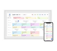 TABWEE Tablette Tactile P15 15.6"" Calendrier Intelligent Cadre Photo Numérique Photo Vidéo Partage Cloud Idéal Cadeau WIFI Blanc