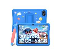 TABWEE K10 Tablette Enfants 10" Android 15 avec Contrôle Parental,12Go RAM + 64Go ROM,Apps Éducatives,5000mAh,Livrée+ Stylet Bleu Bleu