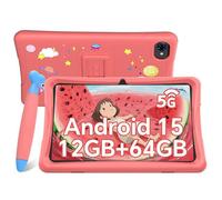 TABWEE K10 Tablette enfants 10"" Android 15 GO - 12Go RAM, 64Go ROM, écran 1280×800 IPS, contrôle parental, rose