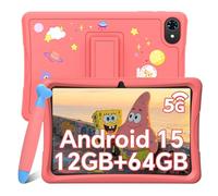 TABWEE K10 Tablette Enfants 10 Pouces Android 15 avec Contrôle Parental, 12Go RAM + 64Go ROM (2TB Extensible), Apps Éducatives, Batterie 5000mAh, 5G WiFi, Livrée avec Stylet