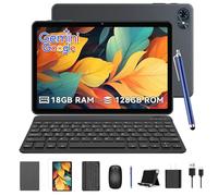 TABWEE Ordinateur Tablette 2 en 1, 18Go RAM+128GB ROM | Tablette avec Clavier Pour Enfants Éducative, 10 Pouces, 6000 mAh, Gemini AI , GPS, Face ID (Garantie de 4 Ans)