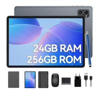 TABWEE T20 Tablette avec Clavier - 24 Go+ 256 Go(2To TF), Octo-Core, 10 Pouces, 5000 mAh, 8 MP+5 MP, 5G WiFi, GPS, Claviers, Souris, Stylet et Tablettes Tactiles