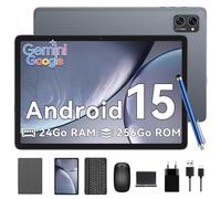 TABWEE T20 Tablette avec Clavier - 24 Go+ 256 Go(2To TF), Octo-Core, 10 Pouces, 5000 mAh, 8 MP+5 MP, 5G WIFI, GPS, Claviers, Souris, Stylet et Tablettes Tactiles