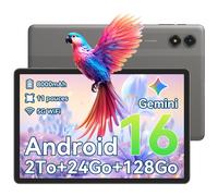 Tablette Tactile TABWEE T50 Android 16 Écran HD 11"",24Go RAM+128Go ROM(TF/2To),5G WiFi,8000 mAh Tablettes PC,Gemini AI 2.0