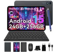 Tablette TABWEE T60 Pro 13.4"" FHD, 1920*1200, RAM 24Go ROM 256Go-SD 2To, Caméras Al 8MP + 16MP, Android 15, 10000 mAh, 5G WiFi