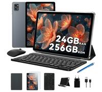 TABWEE Tablette avec Clavier et Stylet - 24 Go+ 256 Go(4To TF), Octo-Core, Android 15, Gemini AI, Tablette 10 Pouces, Widevine L1, 5000 mAh, 8 MP+ 5MP, GPS, Face ID (Garantie de 2 Ans)