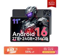 Tabwee Tablette W90 11 pouces FHD – 24 Go RAM, 256 Go ROM, 5G, Wi‑Fi, 8000 mAh 18W