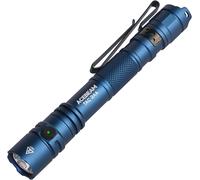 Tac 2aa Edc Rechargeable Dual Mode Tactical Torch, Ultra Powerful 1400 Lumens Led Torch, Dual Switch Torch, Small Super Bright Flashlight For Emergency