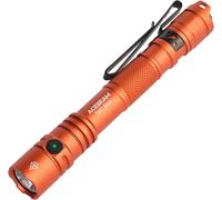 Tac 2aa Edc Rechargeable Dual Mode Tactical Torch, Ultra Powerful 1600 Lumens Led Torch, Dual Switch Torch, Small Super Bright Flashlight For Emergency