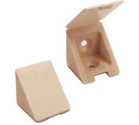 Tac ecker polypropylène marron 23,5x22,5mm boîte de 100 - MONIN - 511640