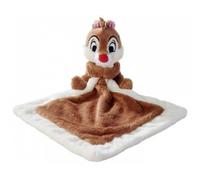 Tac ecureuil Brun Grand Doudou Plat Lange Brun 21 x 21 cm - Set Peluche Collection tic et tac + Carte - Enfant et Bebe Naissance