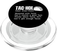 Tac-Hoe - Taco Lover Cuisine Mexicaine Cinco de Mayo PopSockets PopGrip pour MagSafe