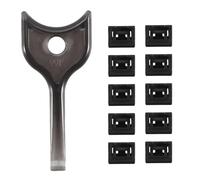 Tacdas 10 PièCes USB Dust Plug Charger Port Cover Cap USB Security Lock Universal Dustproof Protector PC Notebook Laptop