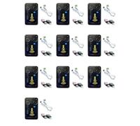 Tacdas 10X Émulateur de Carte à Puce sans Contact ChameleonU 8 Emplacements 13,56 MHz/125 KHz Conforme à L'Outil NFC pour Système RFID