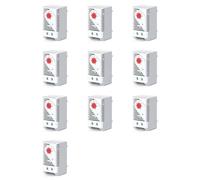 Tacdas 10X Régulateur de Température Interrupteur Mécanique NO NC 0-60 ℃ Thermostat D'Armoire et Contrôle de L'Humidité AC 250 V 10 A KTO011