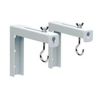 Tacdas 2 Pièces Support de Rideau de Projecteur Écran de Projecteur Support en L Support de D'Extension Réglable Support de Suspension de