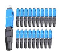 Tacdas 20 Connecteurs Rapides à Fibre Optique SC/UPC Pré-Enterrés pour L'Installation sur Le Terrain