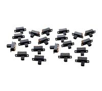 Tacdas 20 Pcs 6 Broches 2 Positions DPDT On/On Mini Interrupteur A Glissiere