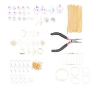 Tacdas 200 Pièces Attrape-Soleil en Cristal, Attrape-Soleil avec Cristaux, Kits D'Artisanat pour Adultes, avec Fabricant d'arc-en-Ciel, Pendentifs Faciles à Installer Dorés