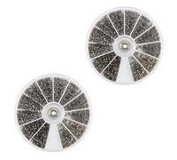 Tacdas 2000 Pcs Vis en Acier Inoxydable Set Vis à Machine Assortiment pour Lunettes PC TéLéPhone Mobile