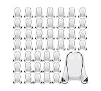 Tacdas 25 Pièces à Cordon de Sublimation en Vrac Blanc à Dos à Cordon Blanc Réutilisable Salle de Sport