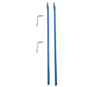 Tacdas 2Pcs Bi-Directionnel Type Tige Truss Rod Guitare Acier 9 X 440 Mm Bleu