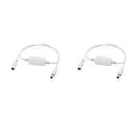 Tacdas 2X 24 Heures de Redémarrage Automatique du Routeur, Minuterie de Routage, Outil de Réinitialisation de L'Alimentation CC, Modem Fibre, Gestionnaire d'alimentation CC, Blanc