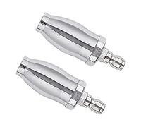 Tacdas 2X Buse Turbo pour Laveuse à Pression, Buse Rotative pour Eau Chaude Et Froide, Connexion 1/4 Pouce, Orifice 3.0, 3600 PSI