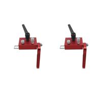 Tacdas 2X Butée D'Onglet en T pour le Travail Du Bois Type 75 Bloc D'Arrêt D'Onglet Réglable Manuellement en Alliage D'Aluminium Limiteur de Travail Du Bois A
