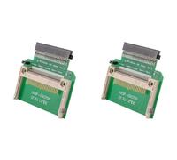Tacdas 2X Carte Mémoire Adaptateur Ssd Disque Dur 1.8 Pouce IDE Compact Flash À 50 Broches