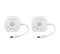 Tacdas 2X DC5-24V PIR Détecteur de Mouvement Interrupteur D'Éclairage Contrôleur de Bande LED Variateur Monochrome Minuterie CC Détecteur de Mouvement Automatique