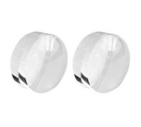 Tacdas 2X Dôme Grossissant 2 Pouces - Presse-Papiers Loupe 8X Aide à La Lecture Loupe En Dôme Facile à Faire Glisser pour Lire Des Livres,Des Cartes,Des Journaux et Des Magazines