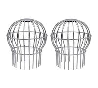 Tacdas 2X Drain Extérieur Toit Anti-Blocage Ligne Capuchon Rond Filet Couverture Drainage Plancher Ligne Fuite Gouttière Garde Filtre-110