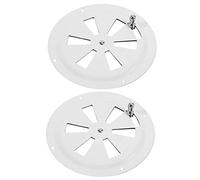 Tacdas 2X ÉVent de Volet d'air Rond Et Couvercle de Grille D'Ouverture de Bouton Latéral Bateau RV 316 Ventilation en Acier Inoxydable