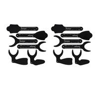 Tacdas 2X Photographie Intra-Orale de Contraste Dentaire, Kit de Contraste de Photo Dentaire 6 Pièces Kit de Photographie Intra-Orale