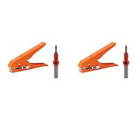 Tacdas 2X Pince à Poinçonner pour Bandes de Chant Outil de Poinçonnage Pince à Masquage 3X8MM Foret à Trou de Vis Chapeau Outil de Menuiserie
