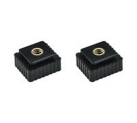 Tacdas 2X Support de Griffe Flash Standard, Adaptateur pour Fixation sur Trépied avec Vis 1/4 Pouce, Accessoire pour Flash de Studio