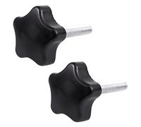 Tacdas 2X Vis M8 X 40 Mm TêTe éToile Vis à Oreilles PoignéE Bouton de Serrage Noir