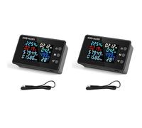 Tacdas 2X Voltmètre de Courant à Affichage Numérique 50-300V AC Wattmètre Multifonction Compteur électrique Détecteur de Puissance AC 20A