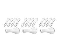 Tacdas 30 Pièces de Dissolvant de Chariot de Magasinage en Acier Inoxydable-Jeton de Chariot de Magasinage en Tant Que Porte-Clés-Peut être Détaché Directement