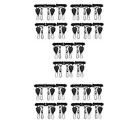 Tacdas 30 Pièces Réglable 1/8 Pouces Lanière Suspendue pour Ventilateur de LED Plante Lampe Corde à Cliquet Cintre Poulie Levage Poulie Crochet