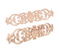 Tacdas 30Cmx7Cm Stickers Sculpture sur Bois Coin Sculpté Fleur DéCoration De Armoire Porte Lit Patch DéCoratif Onlay Bois Applique