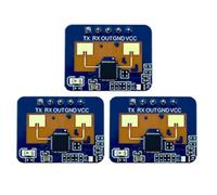 Tacdas 3pcs 24g Mmwave Présence Humaine HLK-LD2410C Module de Détection de Mouvement Du Capteur Radar