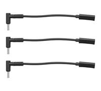 Tacdas 3X Câble Adaptateur USB Type C Une HP4506 Mâle 90 ° Prise 4,5X3,0 mm Convertisseur d'alimentation CC avec Puce de Capteur PD pour Ordinateur Portable